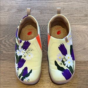 UIN Painted Tulip Toledo Slip On Loafers - 6